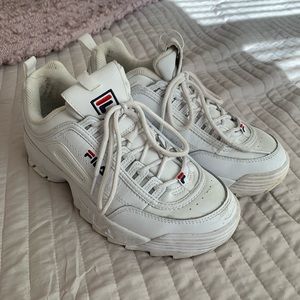 FILA White Disruptor Shoe